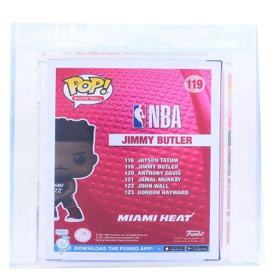 Miami Heat NBA Funko POP  Jimmy Butler (Black Jersey)  Rated AFA 9.0 Image 1