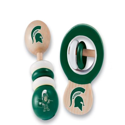 Michigan State Spartans - Baby Rattles 2-Pack Image 1