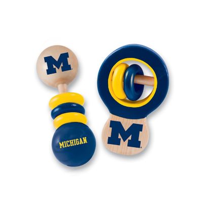 Michigan Wolverines - Baby Rattles 2-Pack Image 1