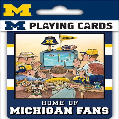 Michigan Wolverines Fan Deck Playing Cards - 54 Card Deck Image 1