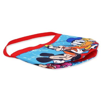 Mickey and Friends Collapsible Nylon Basket Bucket Toy Storage Tote Bag (One Size, Blue) Image 1