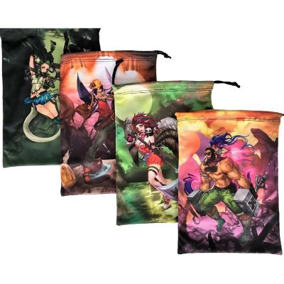 Middara: Adventurer Tuck Bags - 10pc Drawstring Set, Character Art, RPG Storage Image 2