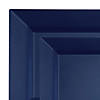 Midnight Blue Square Plastic Dinnerware Value Set (40 Dinner Plates + 40 Salad Plates) Image 1