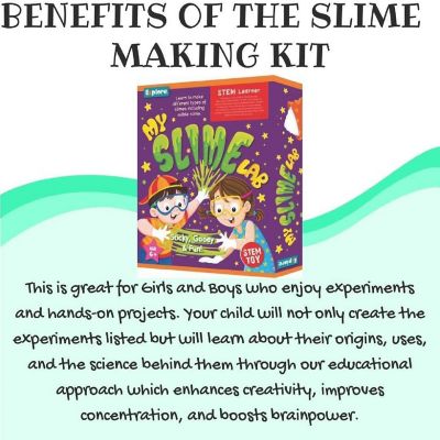 Mighty Mojo Explore STEM Learner My Slime Lab DIY Gooey Science Kids Kit Image 1
