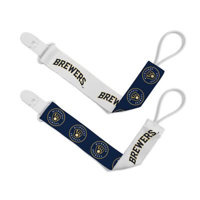 Milwaukee Brewers - Pacifier Clip 2-Pack Image 1