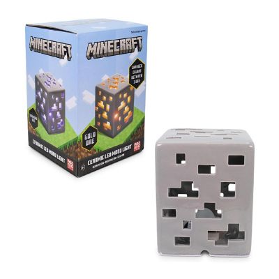 Minecraft Ceramic Ore Block LED Mood Light  6 Inches Tall Image 1