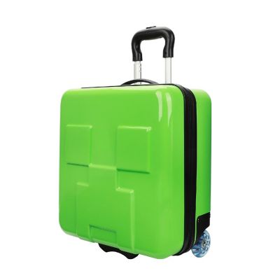 Minecraft Creeper 15" Molded Hardside Carry-On Luggage Image 1