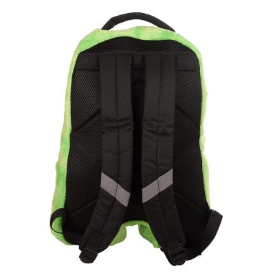 Minecraft Creeper 16 Inch Plush Kids Backpack Image 2