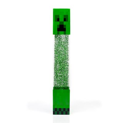 Minecraft Creeper Glitter Motion Light  12-Inch Fun Mood Light LED Lamp Image 1