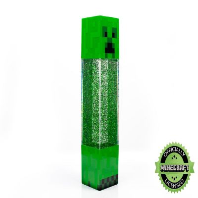 Minecraft Creeper Glitter Motion Light  12-Inch Fun Mood Light LED Lamp Image 2