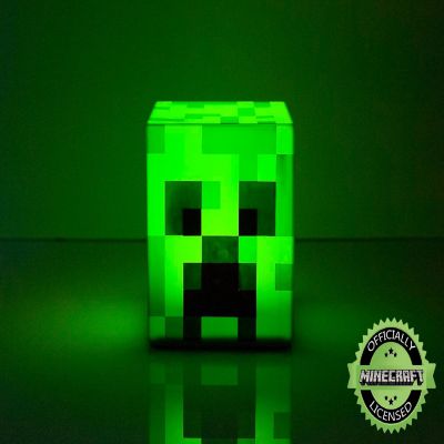 Minecraft Creeper LED Mood Light Creeper Minecraft Mood Lighting 5 ...