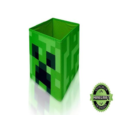 Minecraft Creeper Storage Cube Organizer  Minecraft Storage Cube  10-Inch Bin Image 2