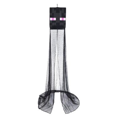 Minecraft Enderman Kids Bed Canopy for Ceiling, Hanging Curtain Netting Image 1