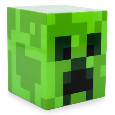 Minecraft Green Creeper Plug-In Nightlight with Auto Dusk to Dawn Sensor Image 1