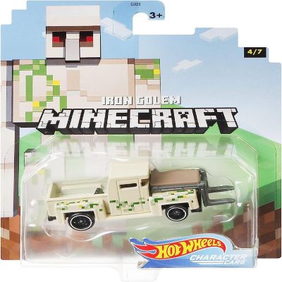 Minecraft Hot Wheels 1:64 Diecast Car  Iron Golem Image 1