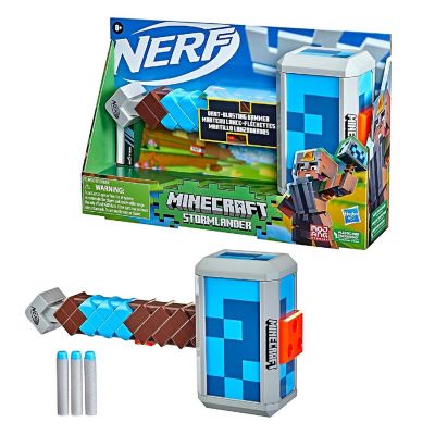 Minecraft Nerf Stormlander Dart-Blasting Hammer Image 1