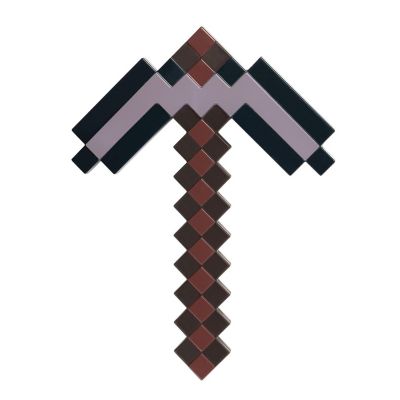 Minecraft Netherite Pickaxe Costume Accessory Image 1