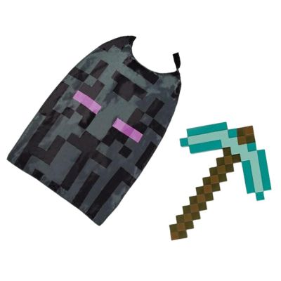 Minecraft Pickaxe and Cape Child Accessory Set Image 1