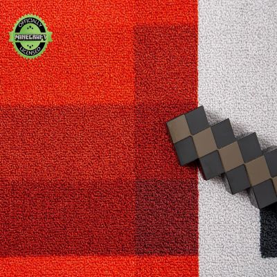 Minecraft Red TNT Block Square Area Rug  52 Inches Image 2