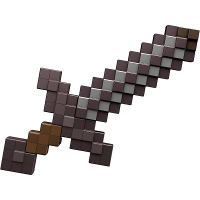 Minecraft Toys Deluxe Netherite Sword w/ Lights & Sounds, Minecraft-Game Role-play Accessory Image 1