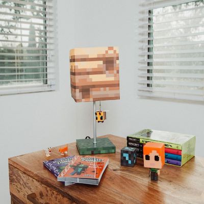 Minecraft Yellow Bee Nest Block Desk Lamp with 3D Bee Puller Image 2