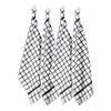 Mineral Gray Windowpane Terry Dishtowel (Set Of 4) Image 1