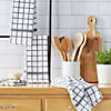 Mineral Gray Windowpane Terry Dishtowel (Set Of 4) Image 3