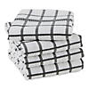 Mineral Gray Windowpane Terry Dishtowel (Set Of 4) Image 4