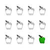 Mini Apple Cookie Cutters Image 1