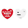 Mini Barnyard Bubble Bottle Valentine Exchanges with Card for 12 Image 2