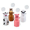 Mini Barnyard Bubble Bottle Valentine Exchanges with Card for 12 Image 3