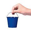 Mini Blue Favor Pails - 12 Pc. Image 1