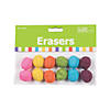Mini Brain-Shaped Erasers - 24 Pc. Image 3
