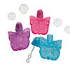 Mini Butterfly-Shaped Bubble Bottles - 12 Pc. Image 1