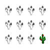 Mini Cactus Cookie Cutters Image 1