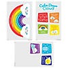 Mini Calm Down Cloud Classroom Bulletin Board Decorating Set - 9 Pc. Image 1