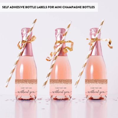 Mini Champagne Cant Say I Do Rose Image 2