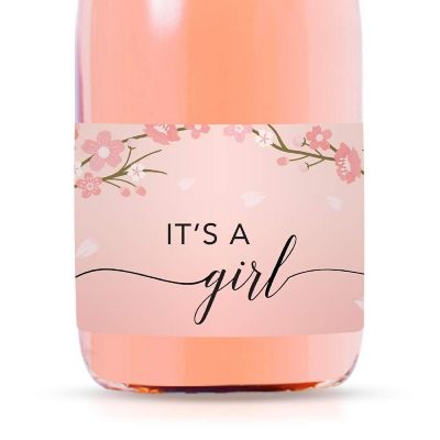 Mini Champagne Its a Girl Cherry Blossom Image 1