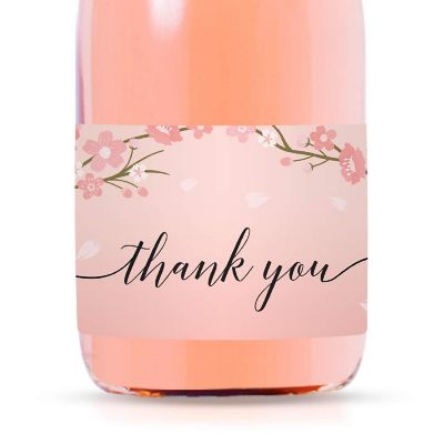 Mini Champagne Thank You Cherry Blossom Image 1