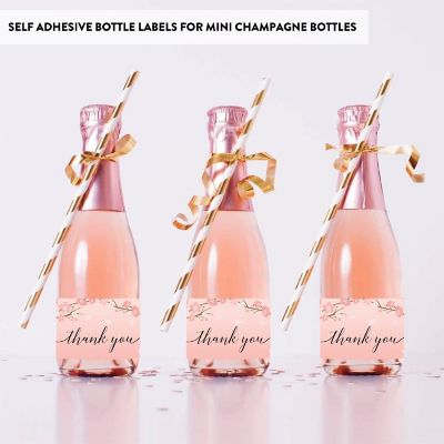 Mini Champagne Thank You Cherry Blossom Image 2