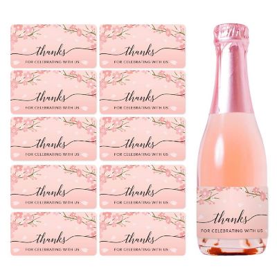 Mini Champagne Thanks Cherry Blossom Image 3