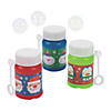 Mini Christmas Bubble Bottles - 24 Pc. Image 1