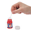Mini Christmas Bubble Bottles - 24 Pc. Image 1