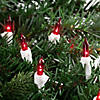 Mini Christmas Light Set - Red - 10' White Wire - 50ct Image 2