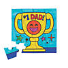 Mini Color Your Own Father&#8217;s Day Puzzles - 12 Boxes Image 1