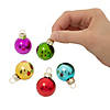 Mini Colored Glass Christmas Ball Ornaments - 20 Pc. Image 1