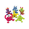 Mini Colorful Stuffed Monster Characters - 12 Pc. Image 2