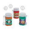 Mini Dog Party Bubble Bottles - 24 Pc. Image 1