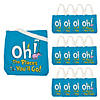 Mini Dr. Seuss&#8482; Oh, the Places You&#8217;ll Go Canvas Tote Bags - 12 Pc. Image 1