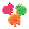 Mini Easter Puffer Bunnies - 12 Pc. Image 1